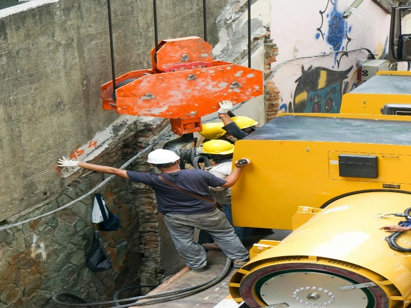 concrete pumping work 