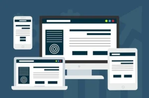 website open on different devices